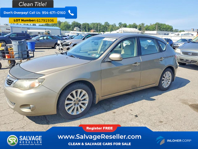 Used 2008 Subaru Impreza 2.5i w/ Popular Equipment Group 3A