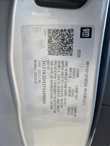 New 2026 Chevrolet Corvette Stingray Coupe w/ 1LT image 18