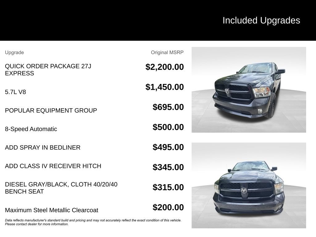 Used 2018 RAM 1500 Express AWD/4WD image 2