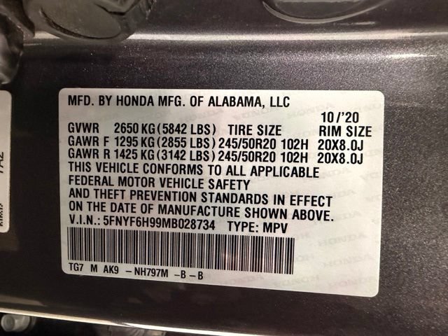 Used 2021 Honda Pilot Touring image 47