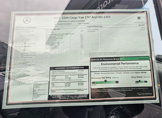 New 2026 Mercedes-Benz Sprinter 2500 image 8