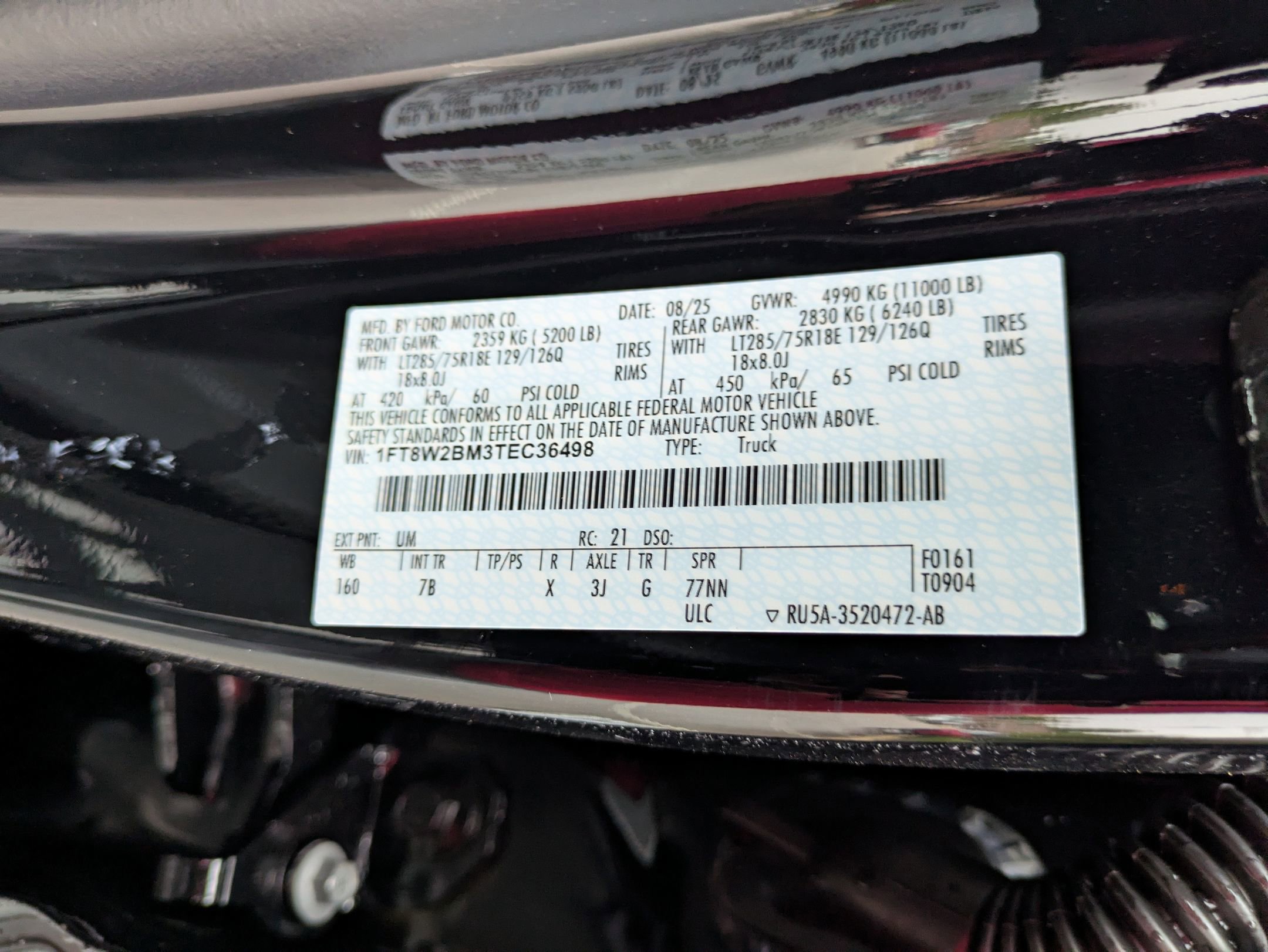 New 2026 Ford F250 Platinum w/ Tremor Off-Road Package image 90