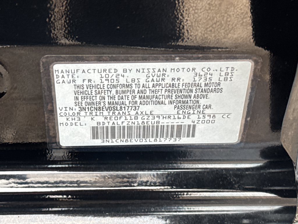 Used 2025 Nissan Versa SV FWD image 43