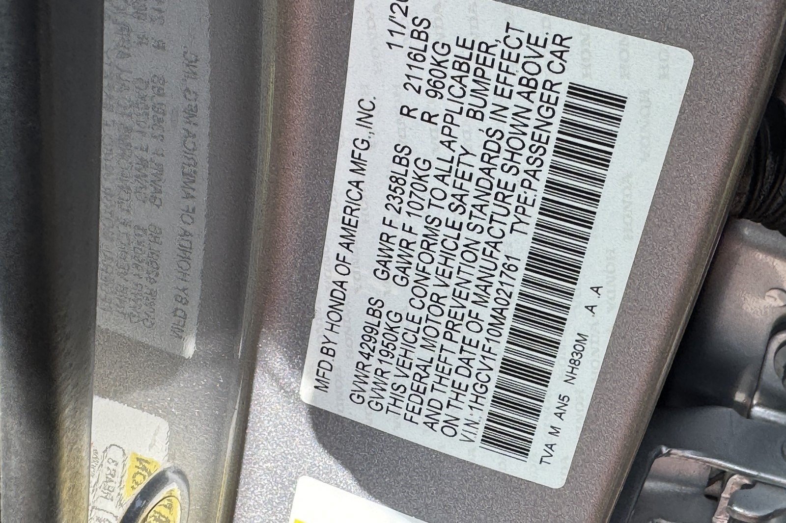 Used 2021 Honda Accord LX image 24