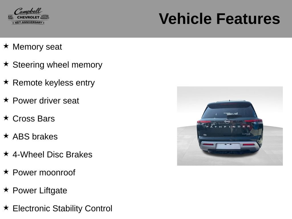 Used 2023 Nissan Pathfinder Platinum AWD/4WD image 10