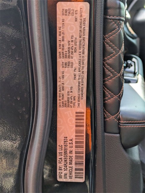 Used 2021 Jeep Grand Cherokee L Summit w/ Advanced Protech Group IV image 33