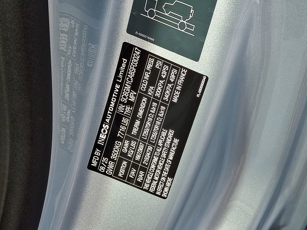 New 2025 INEOS Grenadier Fieldmaster Edition image 12