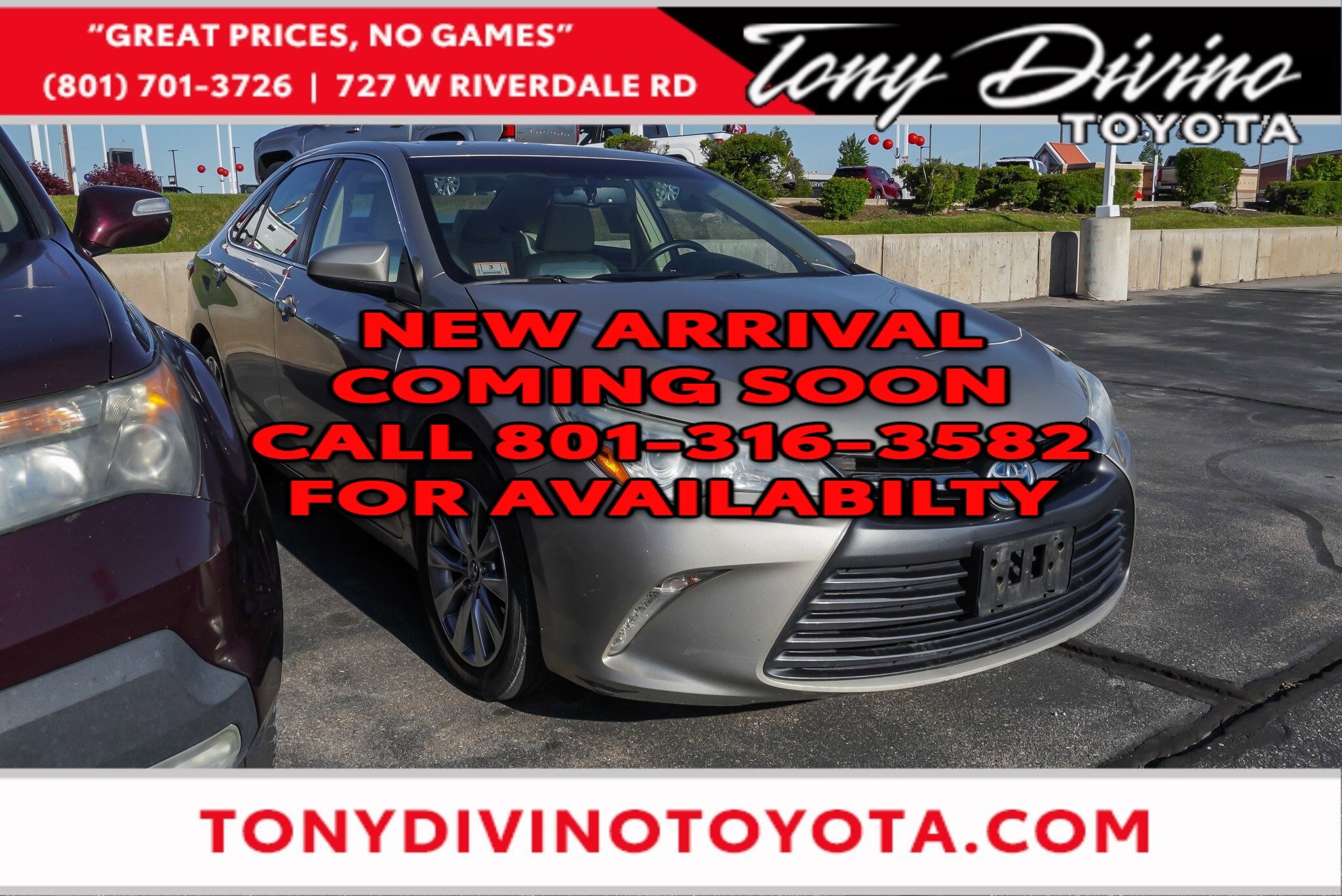 Used 2015 Toyota Camry XLE w/ Moonroof Package FWD image 1