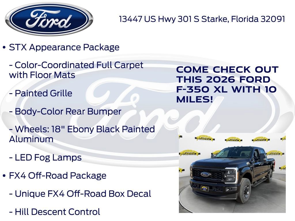 New 2026 Ford F350 XL w/ STX Appearance Package AWD/4WD image 15
