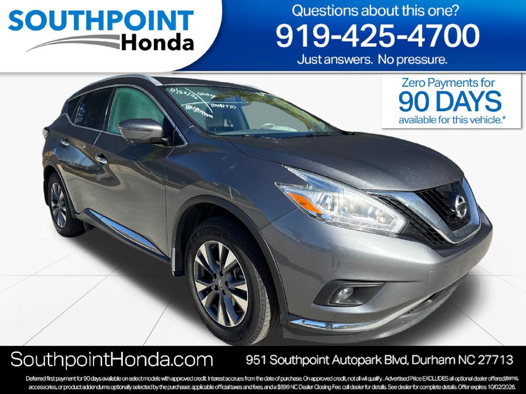 Used 2017 Nissan Murano SL w/ SL Technology Package