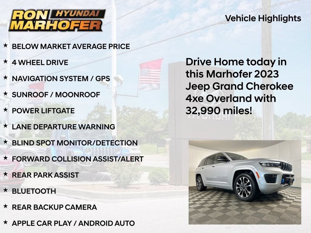 Used 2023 Jeep Grand Cherokee Overland AWD/4WD image 14