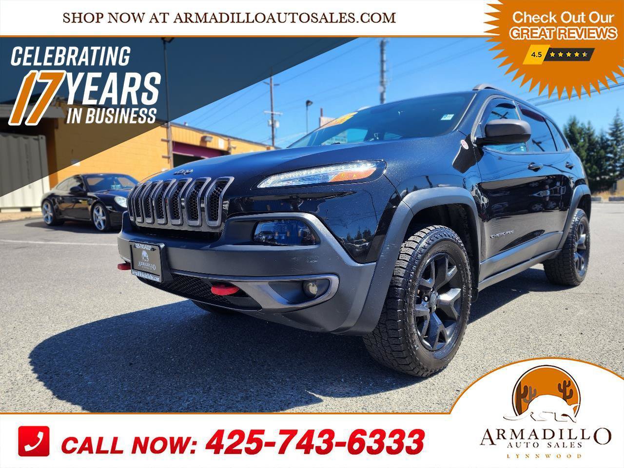 Used 2016 Jeep Cherokee Trailhawk w/ Leather Interior Group