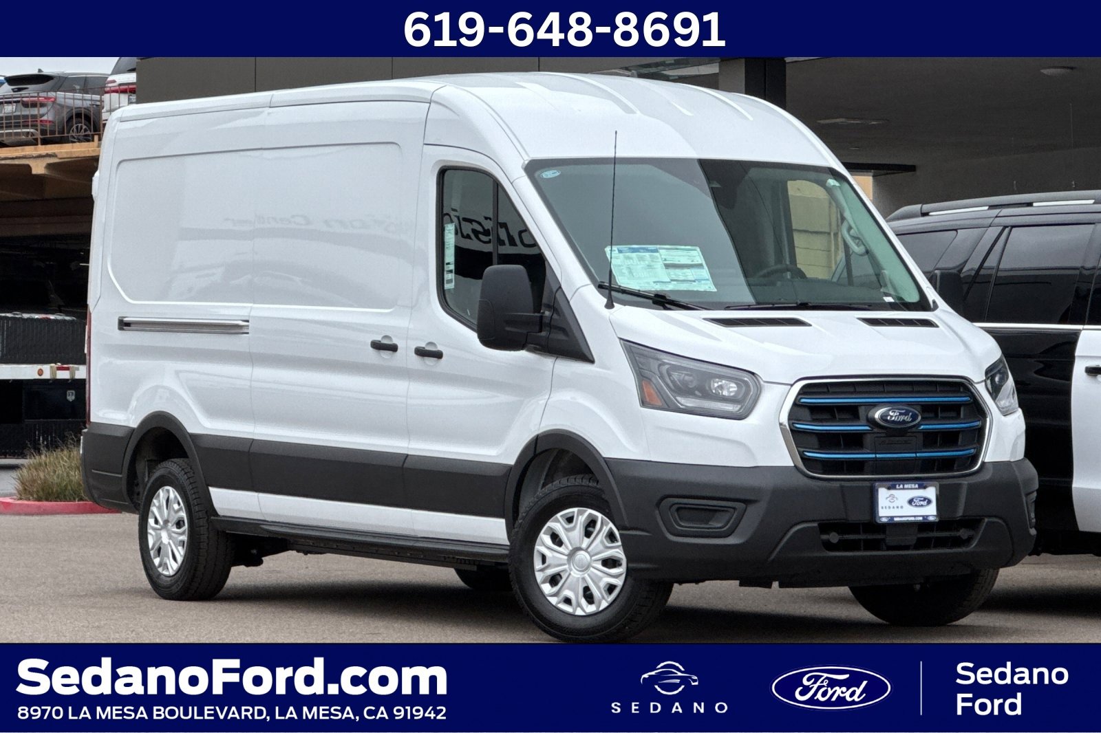 New 2025 Ford E-Transit 148 Medium Roof w/ Load Area Protection Package