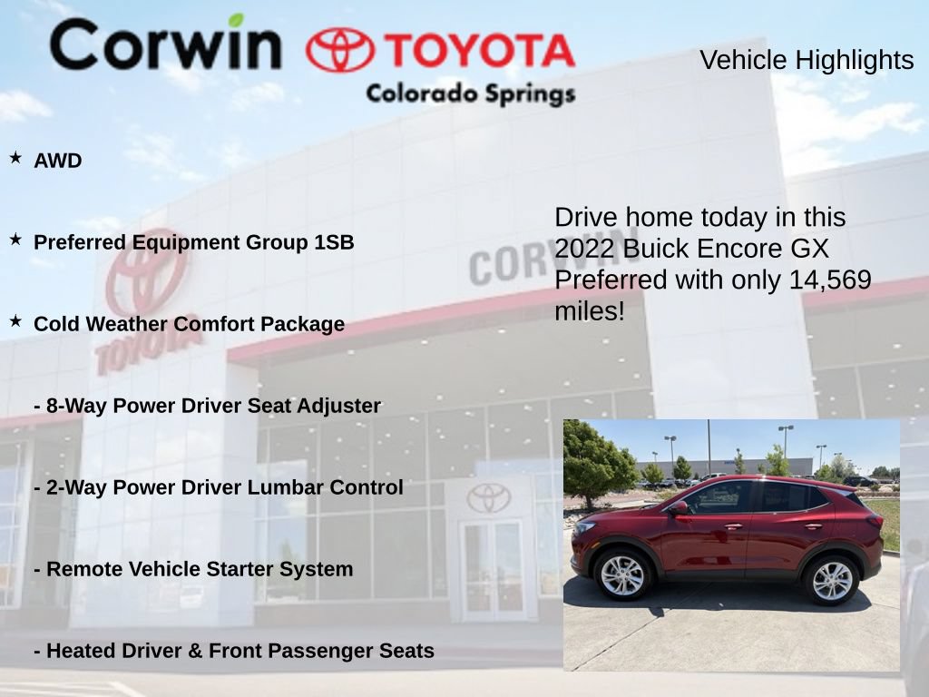 Used 2022 Buick Encore GX Preferred w/ Cold Weather Comfort Package FWD image 6
