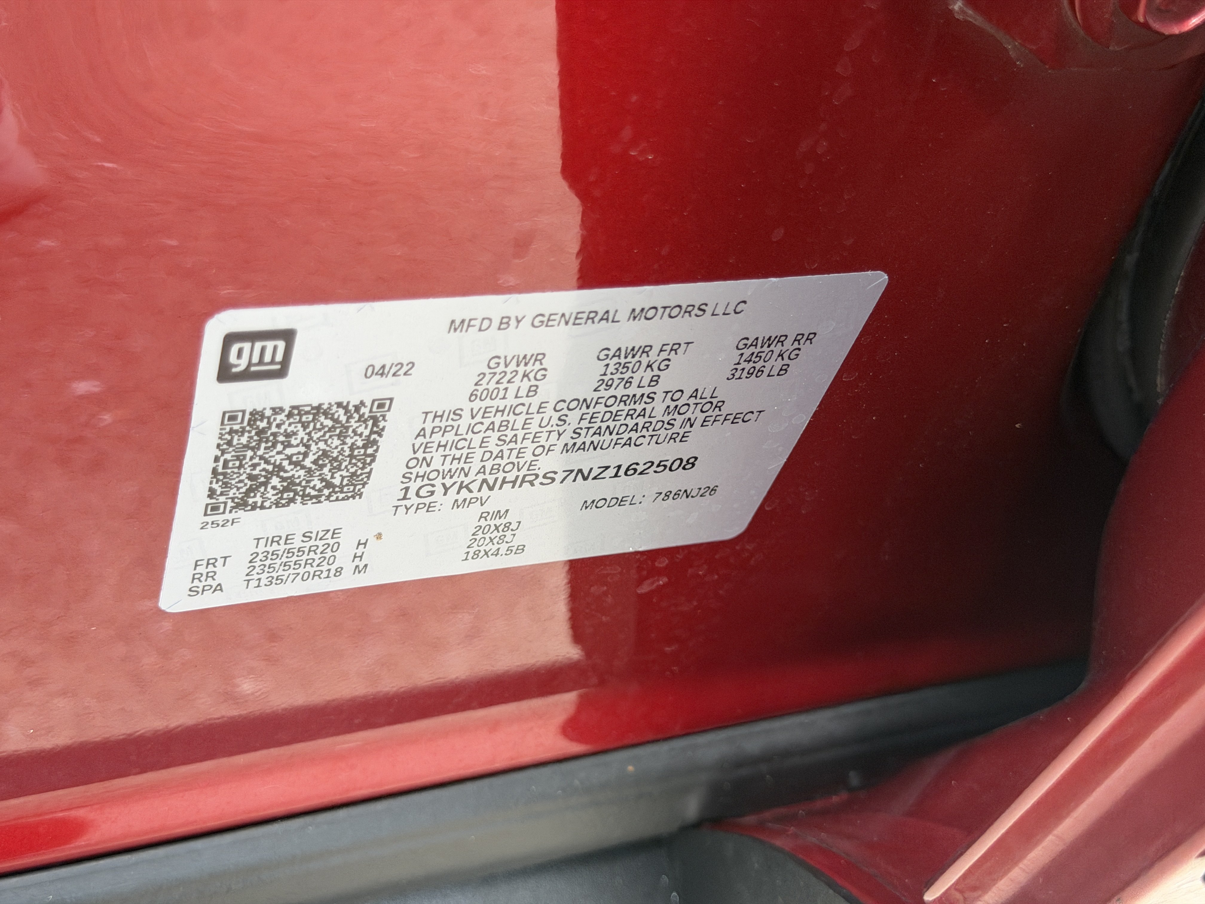 Certified 2022 Cadillac XT5 Sportv w/ LPO, ONYX Package AWD/4WD image 34
