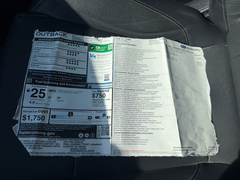 Used 2023 Subaru Outback Touring XT image 39