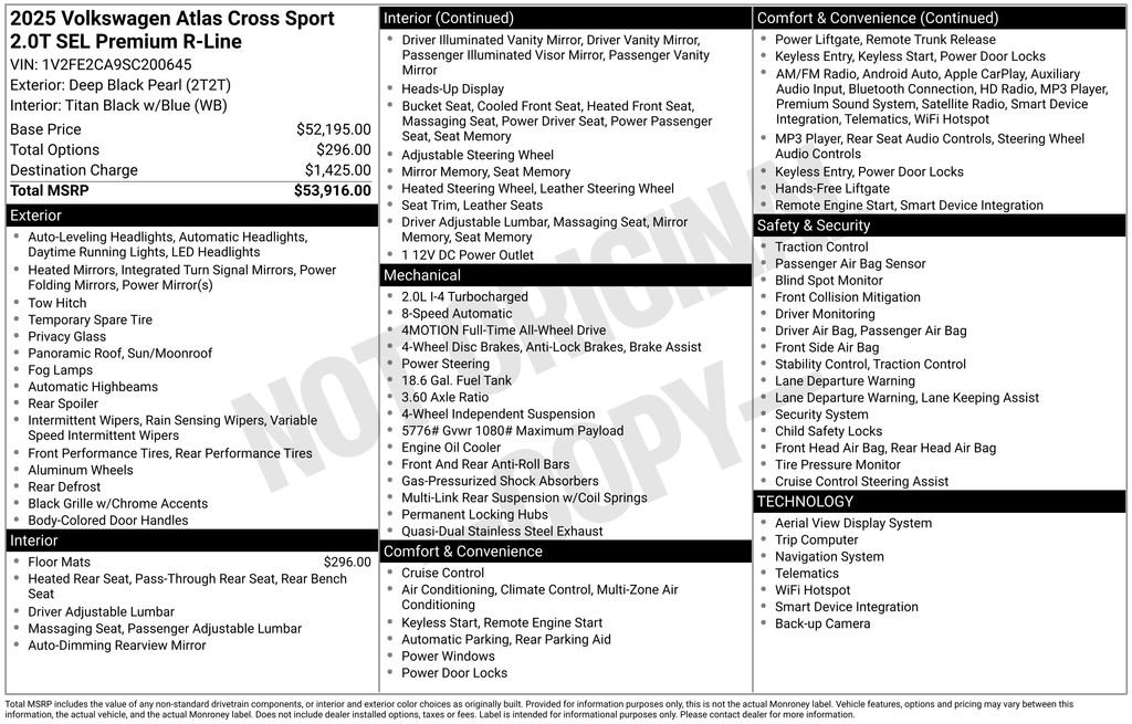 Used 2025 Volkswagen Atlas Cross Sport SEL Premium R-Line image 2
