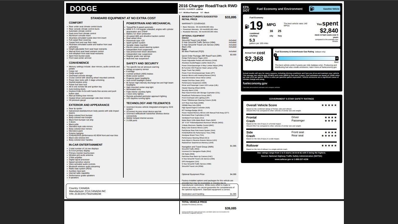 Used 2016 Dodge Charger R/T image 27
