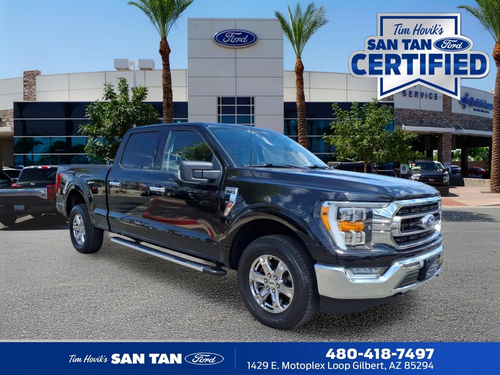 Certified 2023 Ford F150 XLT w/ Equipment Group 302A High AWD/4WD image 1