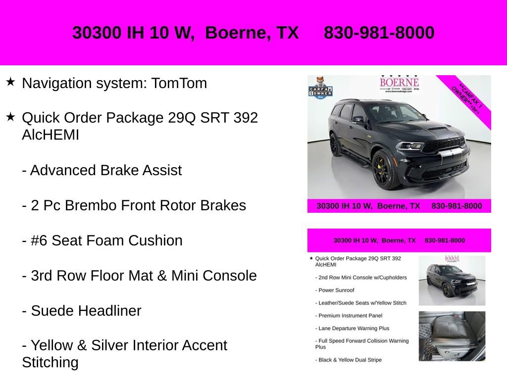 Used 2024 Dodge Durango SRT image 10