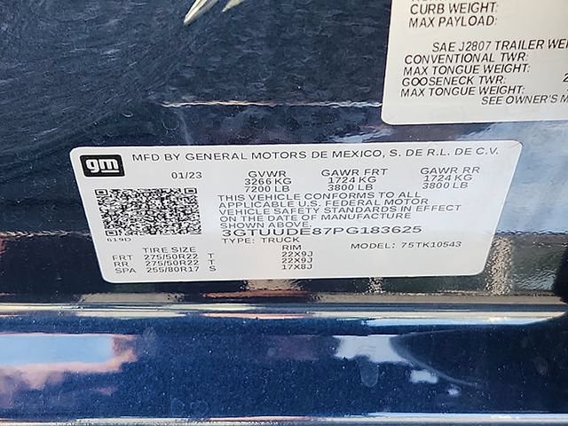 Certified 2023 GMC Sierra 1500 SLT w/ SLT Premium Package AWD/4WD image 27