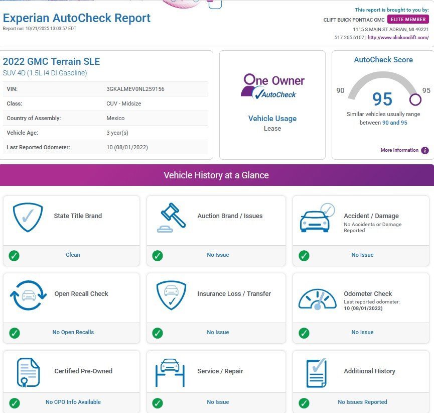 Used 2022 GMC Terrain SLE w/ Driver Convenience Package image 3