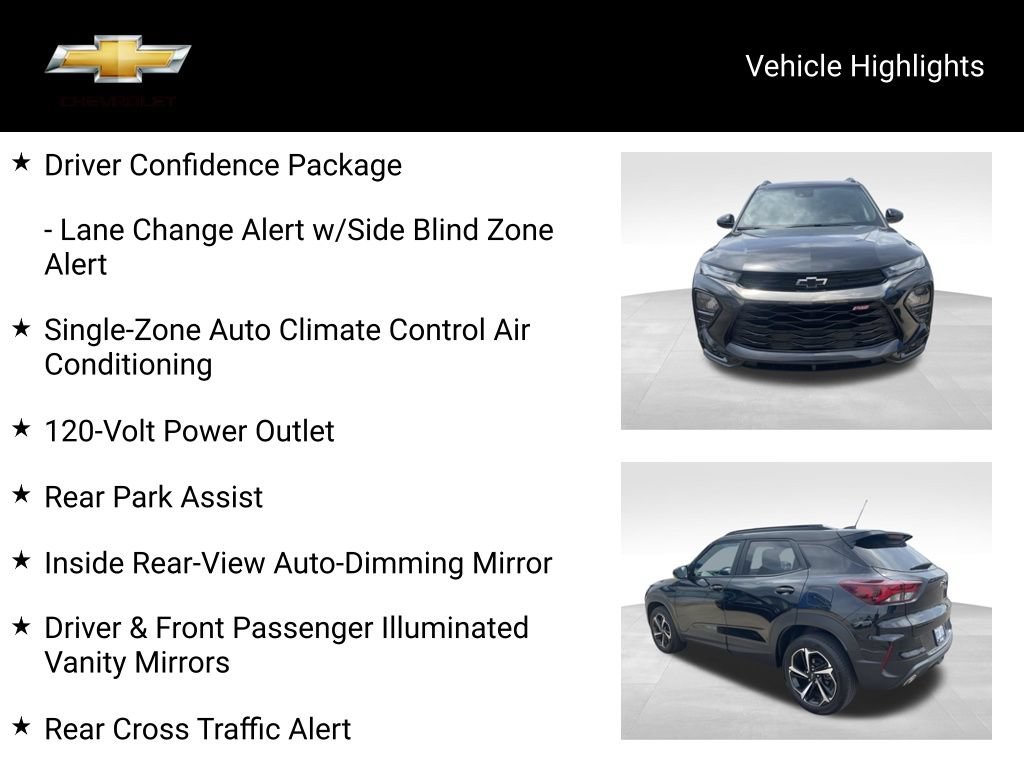 Certified 2023 Chevrolet TrailBlazer RS w/ Convenience Package FWD image 21