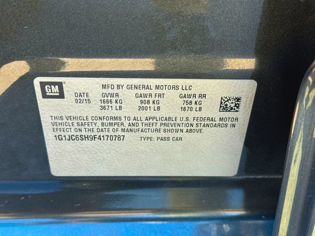 Used 2015 Chevrolet Sonic LT FWD image 31