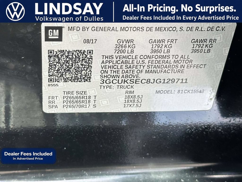 Used 2018 Chevrolet Silverado 1500 LTZ AWD/4WD image 26
