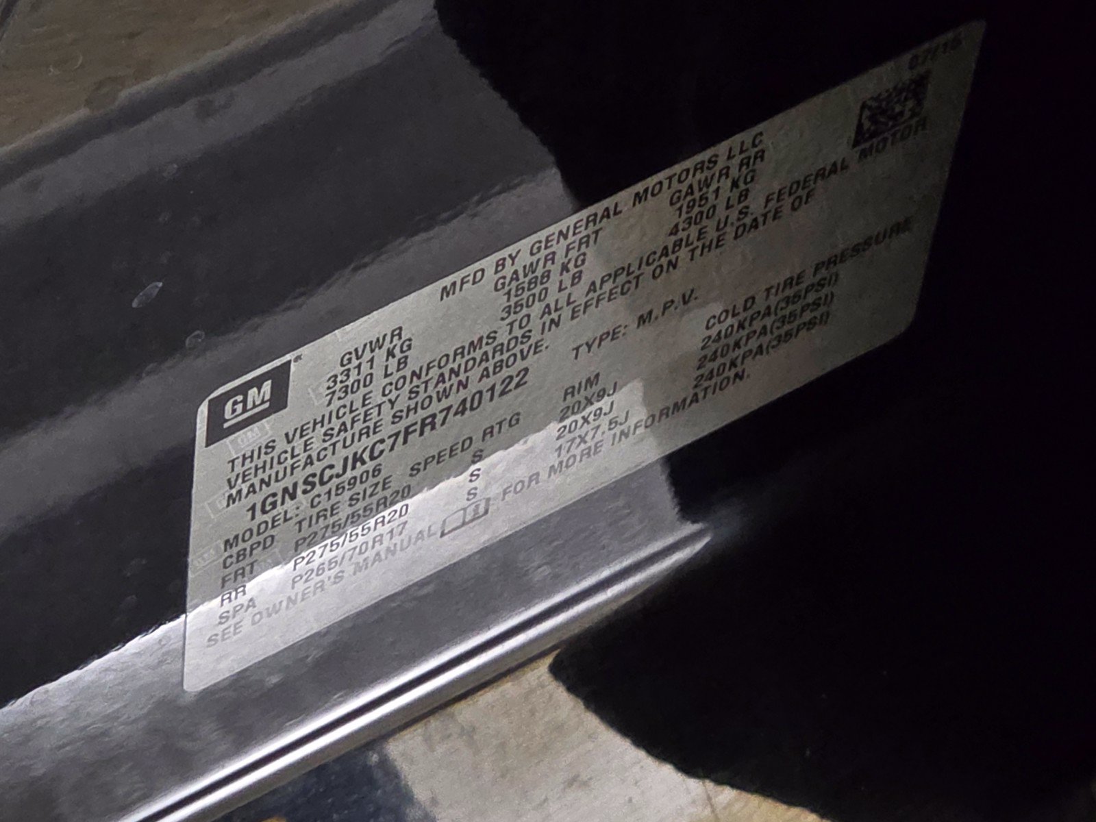 Used 2015 Chevrolet Suburban LT RWD image 35