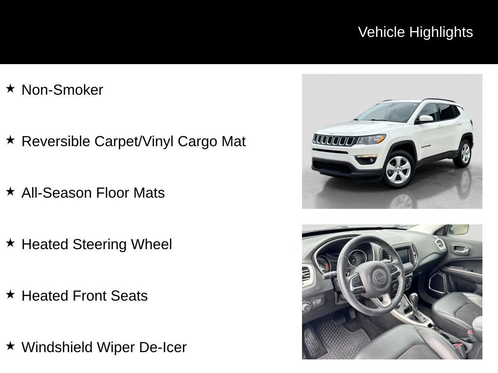 Used 2019 Jeep Compass Latitude w/ Cold Weather Group AWD/4WD image 16