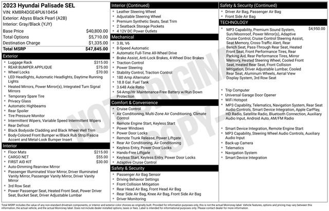 Used 2023 Hyundai Palisade SEL image 10