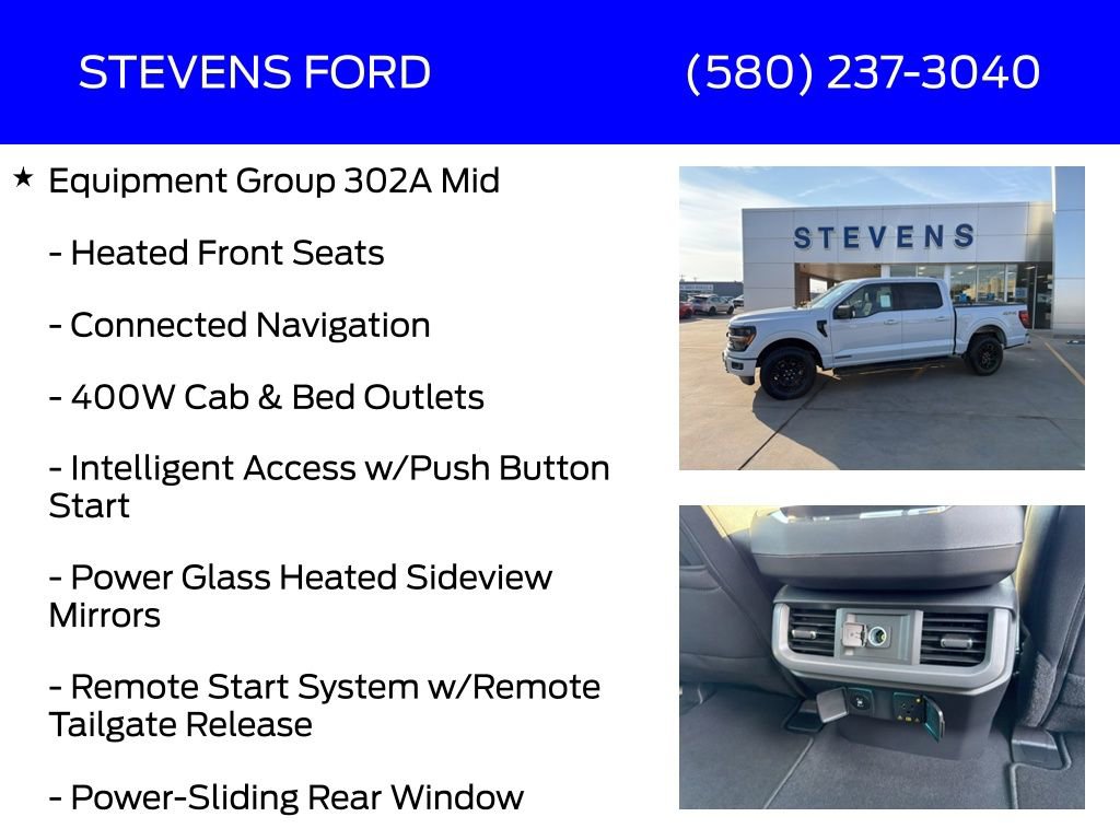 New 2025 Ford F150 XLT w/ Equipment Group 302A MID image 18