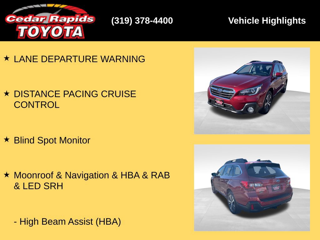 Used 2019 Subaru Outback 2.5i Limited w/ Popular Package #2 AWD/4WD image 26