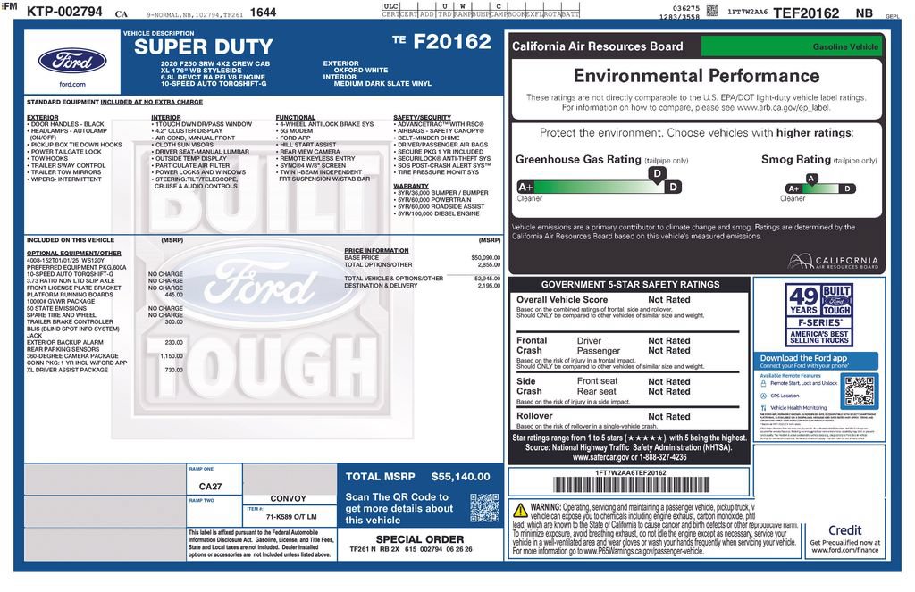 New 2026 Ford F250 XL w/ 360-Degree Camera Package RWD video 2