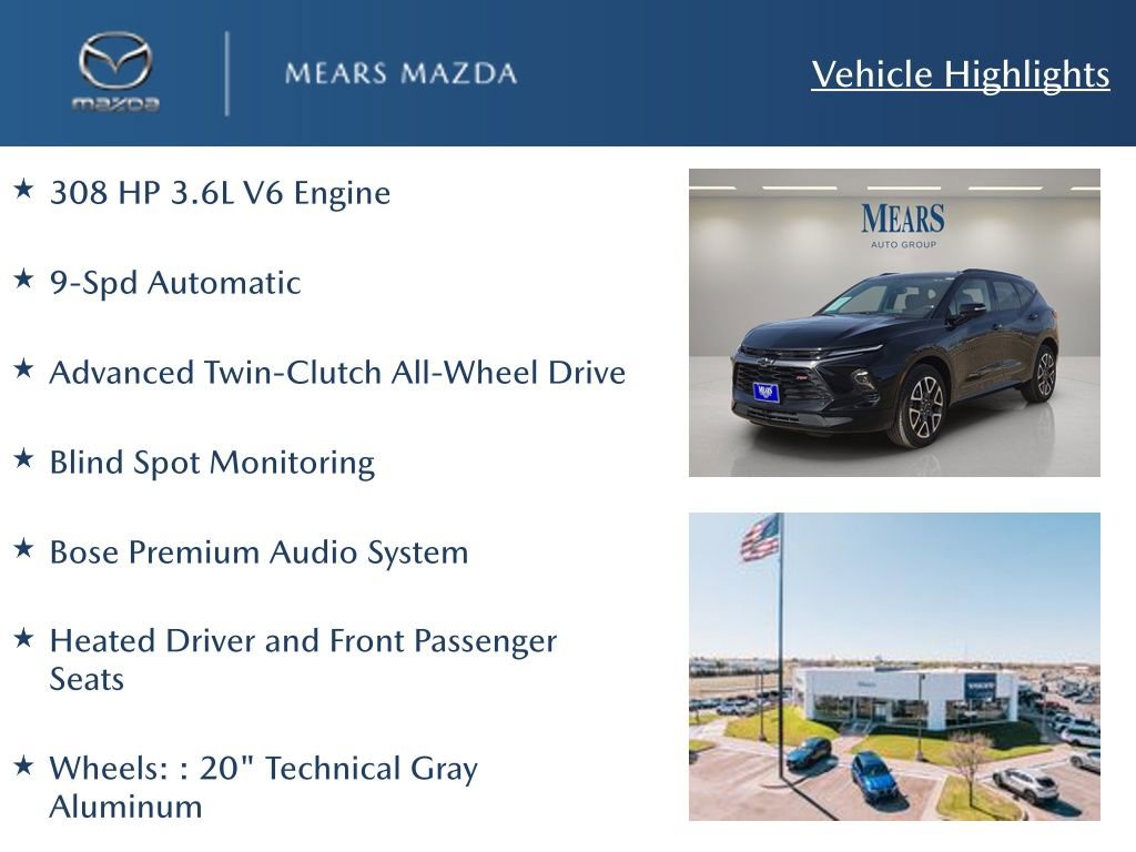 Used 2025 Chevrolet Blazer RS image 2