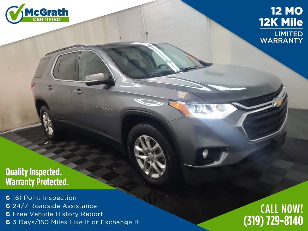 Used 2020 Chevrolet Traverse LT w/ LPO, Floor Liner Package image 1