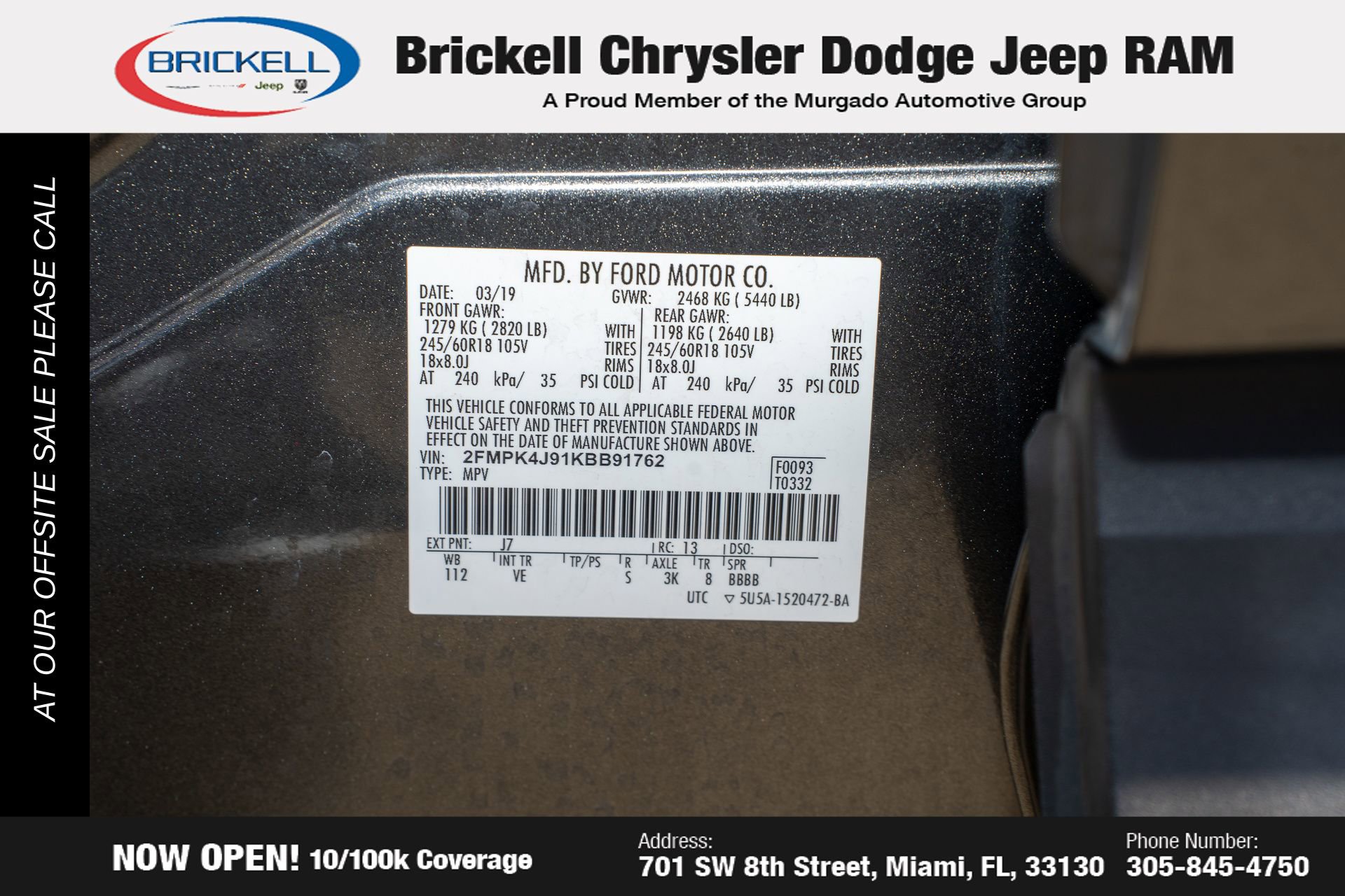 Used 2019 Ford Edge SEL w/ Equipment Group 201A image 37