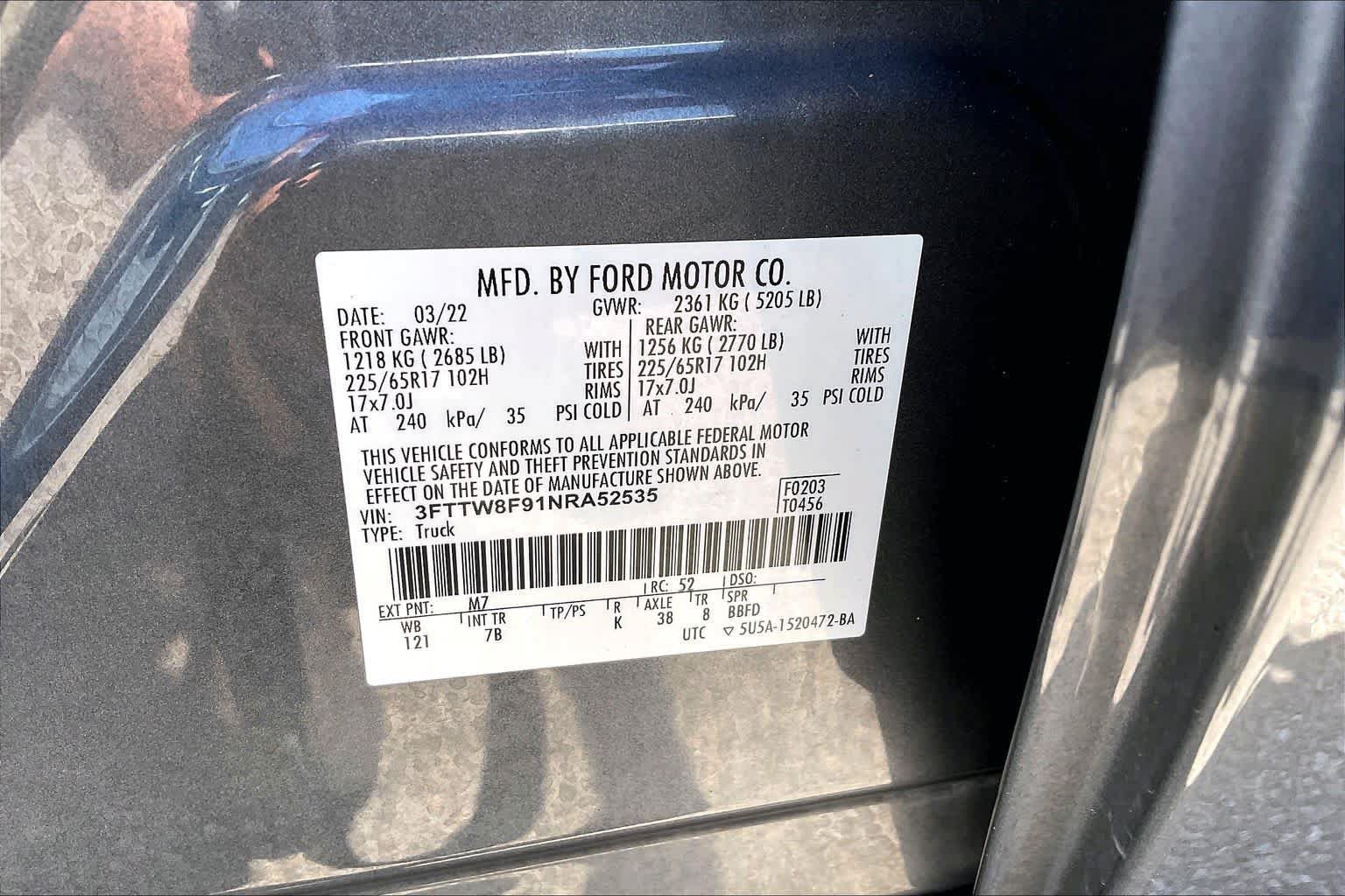 Used 2022 Ford Maverick XLT w/ Equipment Group 300A Standard AWD/4WD image 32