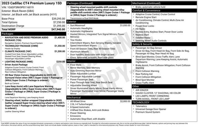 Used 2023 Cadillac CT4 Premium Luxury image 3