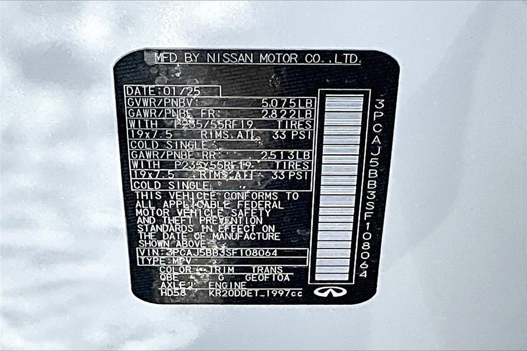 New 2025 INFINITI QX50 Luxe image 13