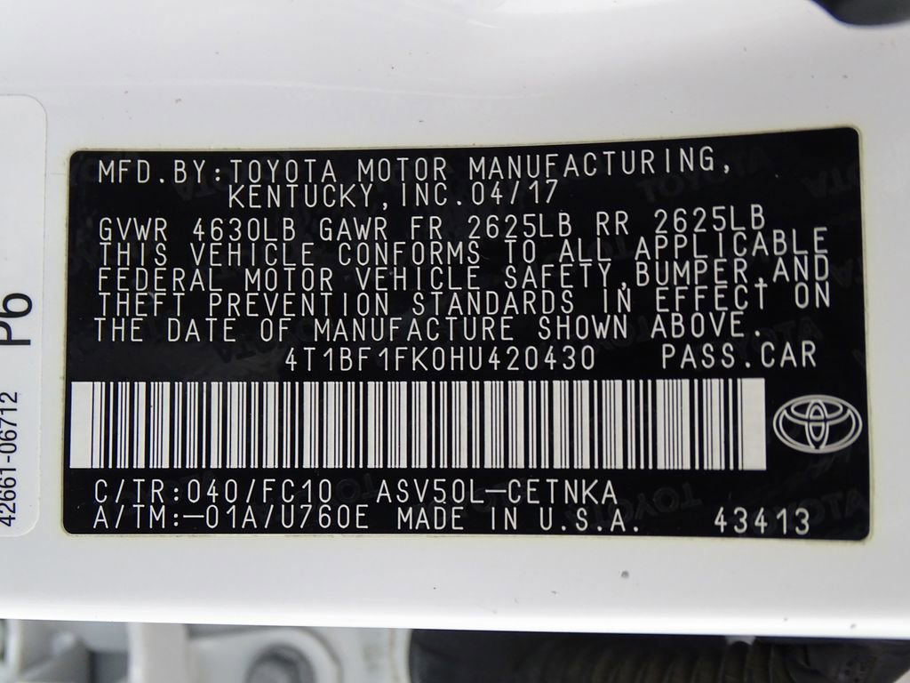 Used 2017 Toyota Camry LE image 36