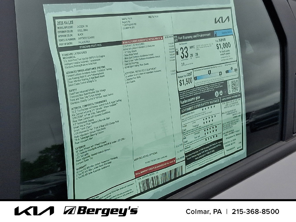 New 2026 Kia K4 FWD image 20