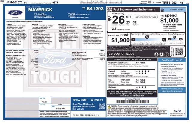 New 2026 Ford Maverick XLT w/ XLT Luxury Package FWD image 25