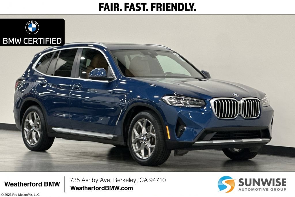 Certified 2023 BMW X3 sDrive30i w/ Premium Package RWD image 1