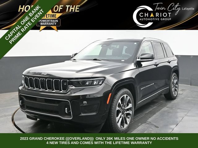 Used 2023 Jeep Grand Cherokee Overland w/ Adv Protech Group III AWD/4WD image 1