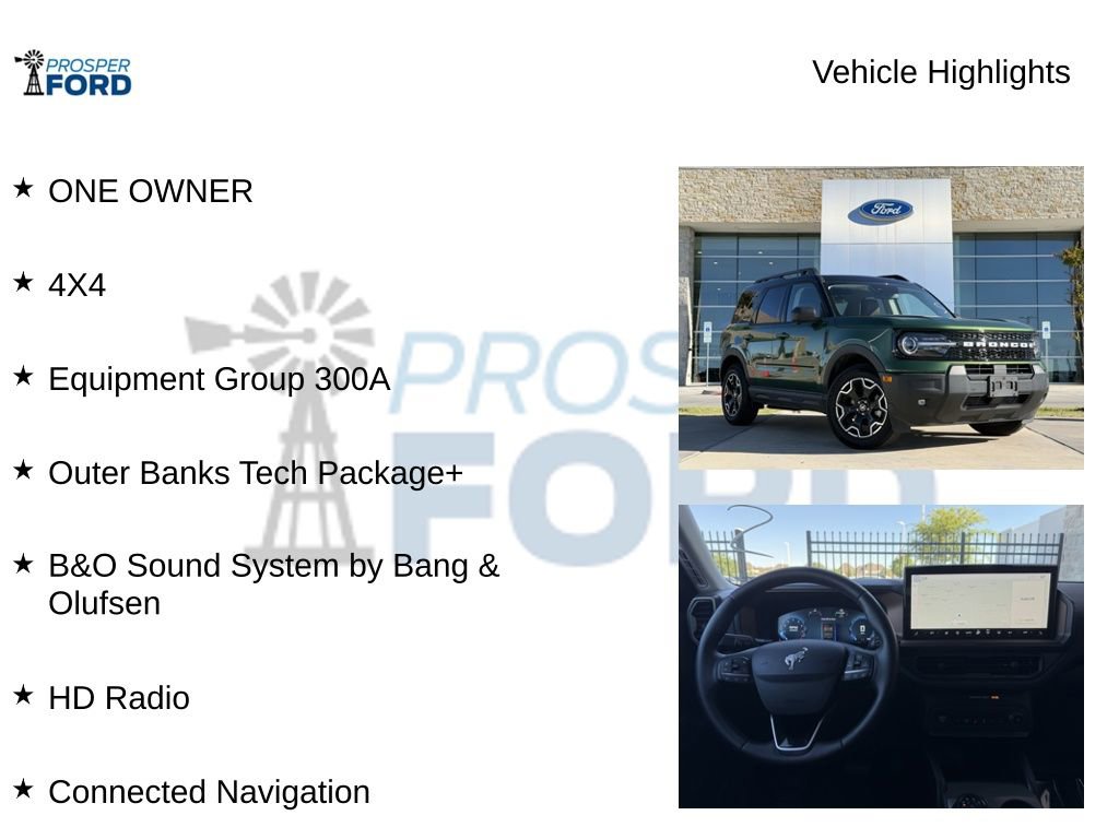 Used 2025 Ford Bronco Sport Outer Banks w/ Outer Banks Tech Package+ image 5