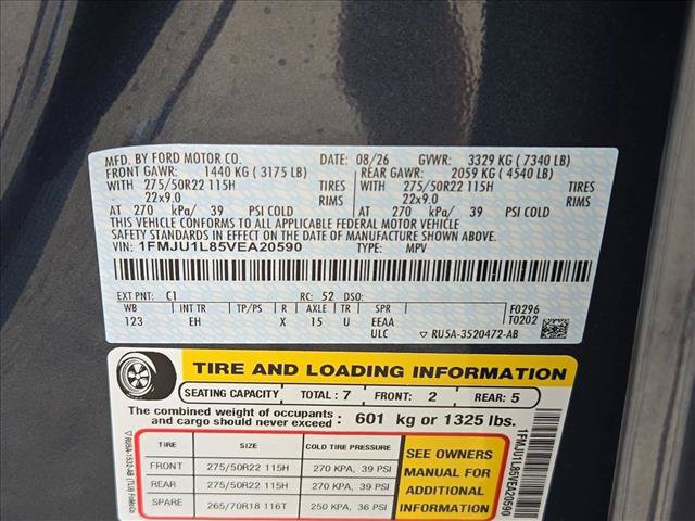 New 2027 Ford Expedition Platinum w/ Stealth Appearance Package RWD image 18