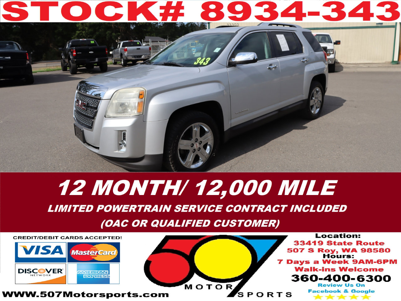 Used 2013 GMC Terrain SLT
