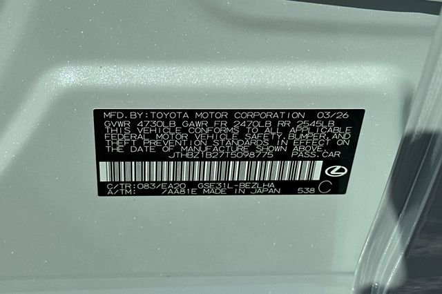 New 2026 Lexus IS 350 F Sport image 22